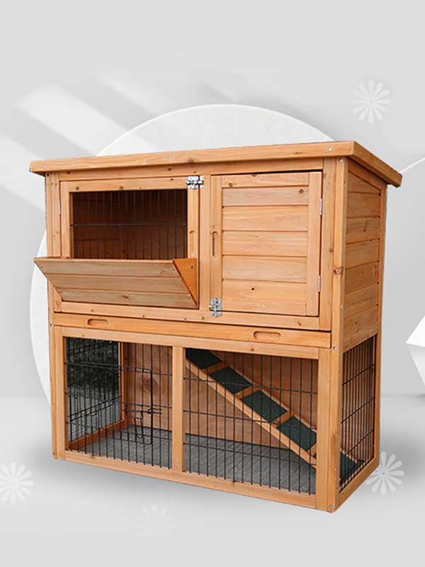 06-0789-1 Wholesale Wooden Rabbit Cage pet cage house Wholesale Wooden Rabbit Cage pet cage house