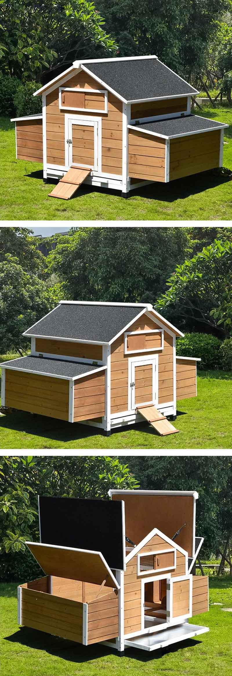 Pet Products Factory OEM Wooden Chicken coop hen house wood chicken cage