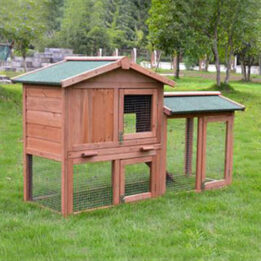 wooden rabbit cage 08-0028