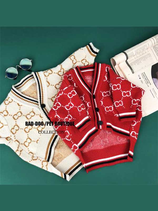 Wholesale Dog Sweater - Winter Clothes Cardigan Sweater For Pet 06-1326 (4) Wholesale Dog Sweater - Winter Clothes Cardigan Sweater For Pet