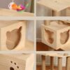 Wholesale wooden cat tree house cat climbing scratching frame
