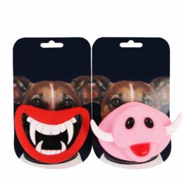 Squeak Chewing Funny Teeth Pig Nose Joke Prank Custom Vinyl Toy Pet Teething Toys For Halloween Toy