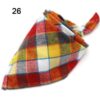 Triangle Classic Lattice Dog Bandana Collar-06-1407