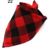 Triangle Classic Lattice Dog Bandana Collar-06-1407