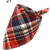 Triangle Classic Lattice Dog Bandana Collar-06-1407