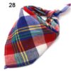 Triangle Classic Lattice Dog Bandana Collar-06-1407
