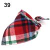 Triangle Classic Lattice Dog Bandana Collar-06-1407