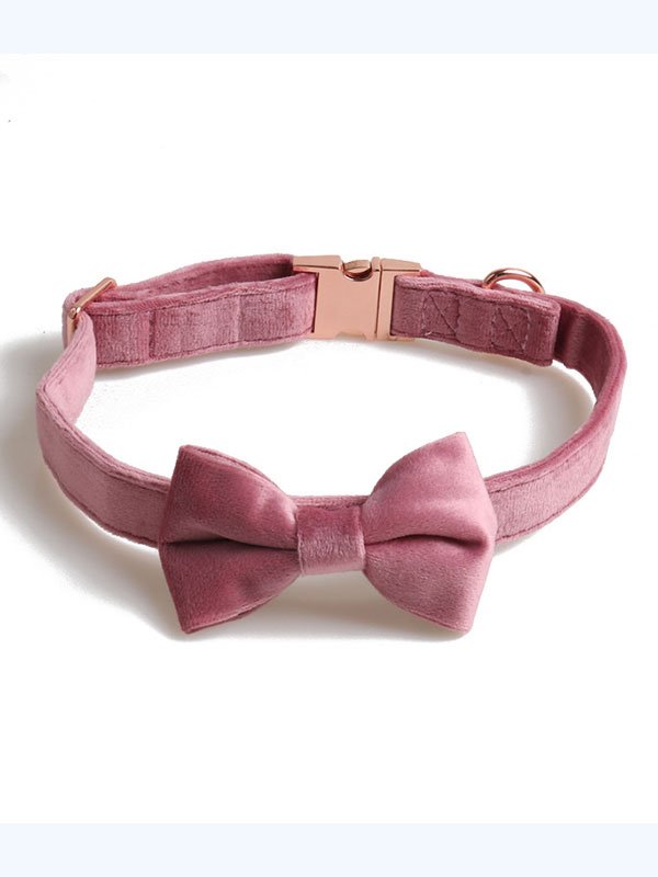 1641281688-Velvet Dog Bowknot Collar 06-1607-(4)