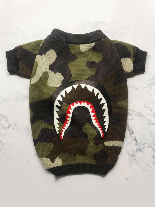 Dog Warm Winter Clothes Cute Fat Dog Pet Clothes Sweate-06-0247