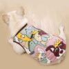 cotton cartoon fat dog bulldog pug dog wearing vest
