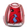 Wholesale OEM Red Transparent Breathable Cat Backpack Pet Bag 103-45079.jpg