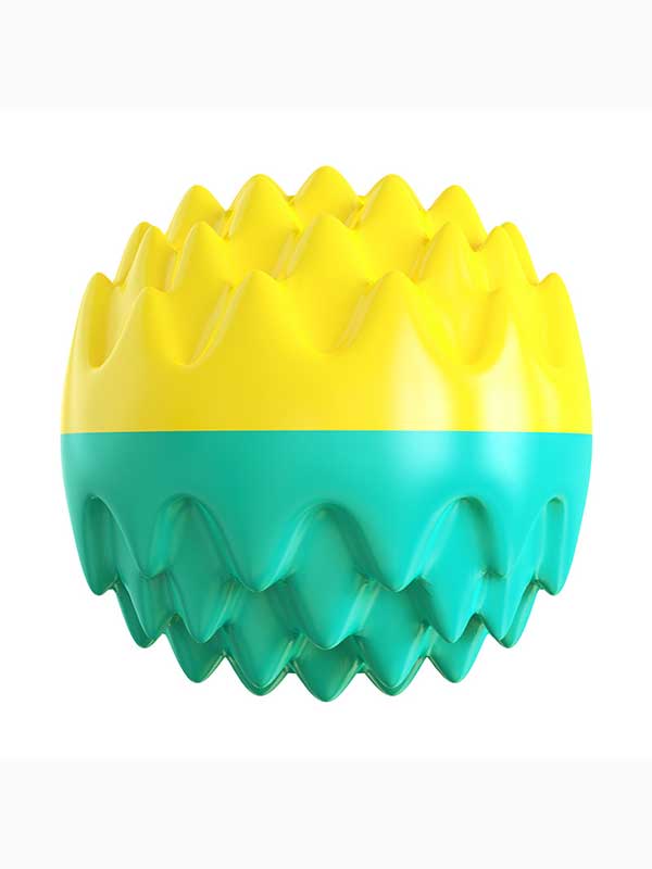OEM Durable Squeaky Chew Ball Dog Toy with Bite-Resistant Design112-251028 OEM Durable Squeaky Chew Ball Dog Toy with Bite-Resistant Design