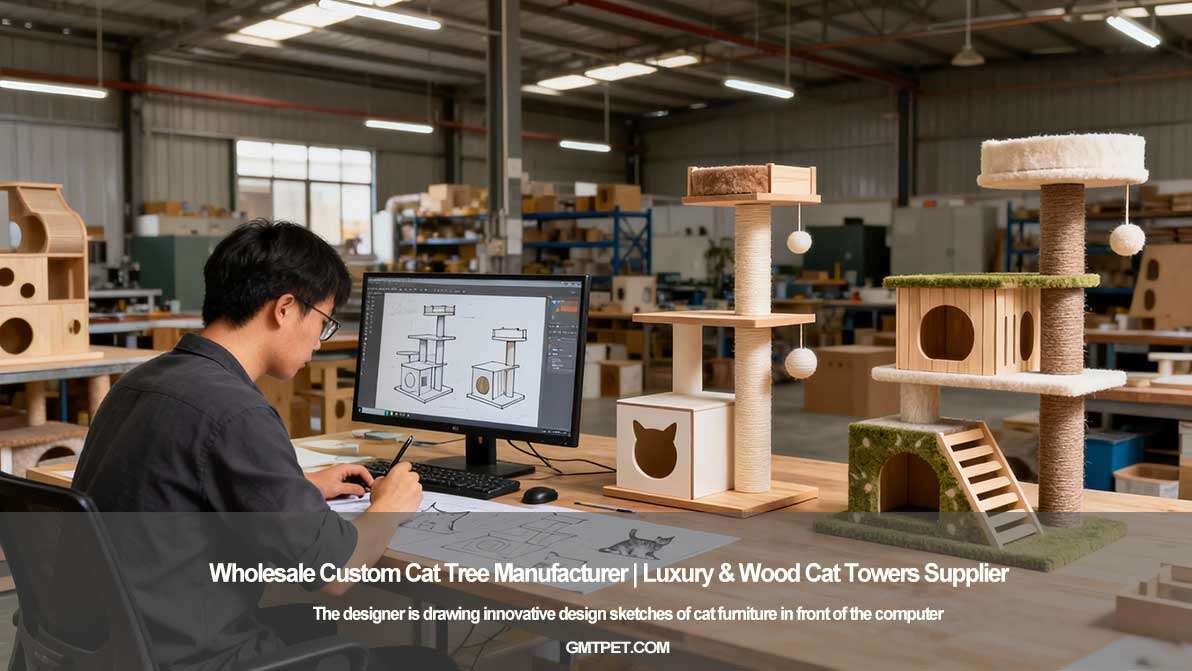 Looking for the best wholesale cat tree manufacturer near me in UK & USA? Custom 1-5 levels cat trees, large playhouses, and premium cat furniture at factory prices.