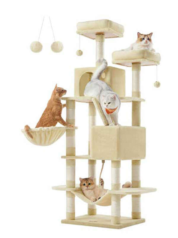Cat Tower, Cat Trees Cat Climbing Frame Cat Tower, Large Cat Tree, Luxury Cat Tree, Plush Cat Tree, Cat Trees, Plush cat tree climbing frame, Large Cat Trees Brand: GMTPET, None Brand, ODM, OEM